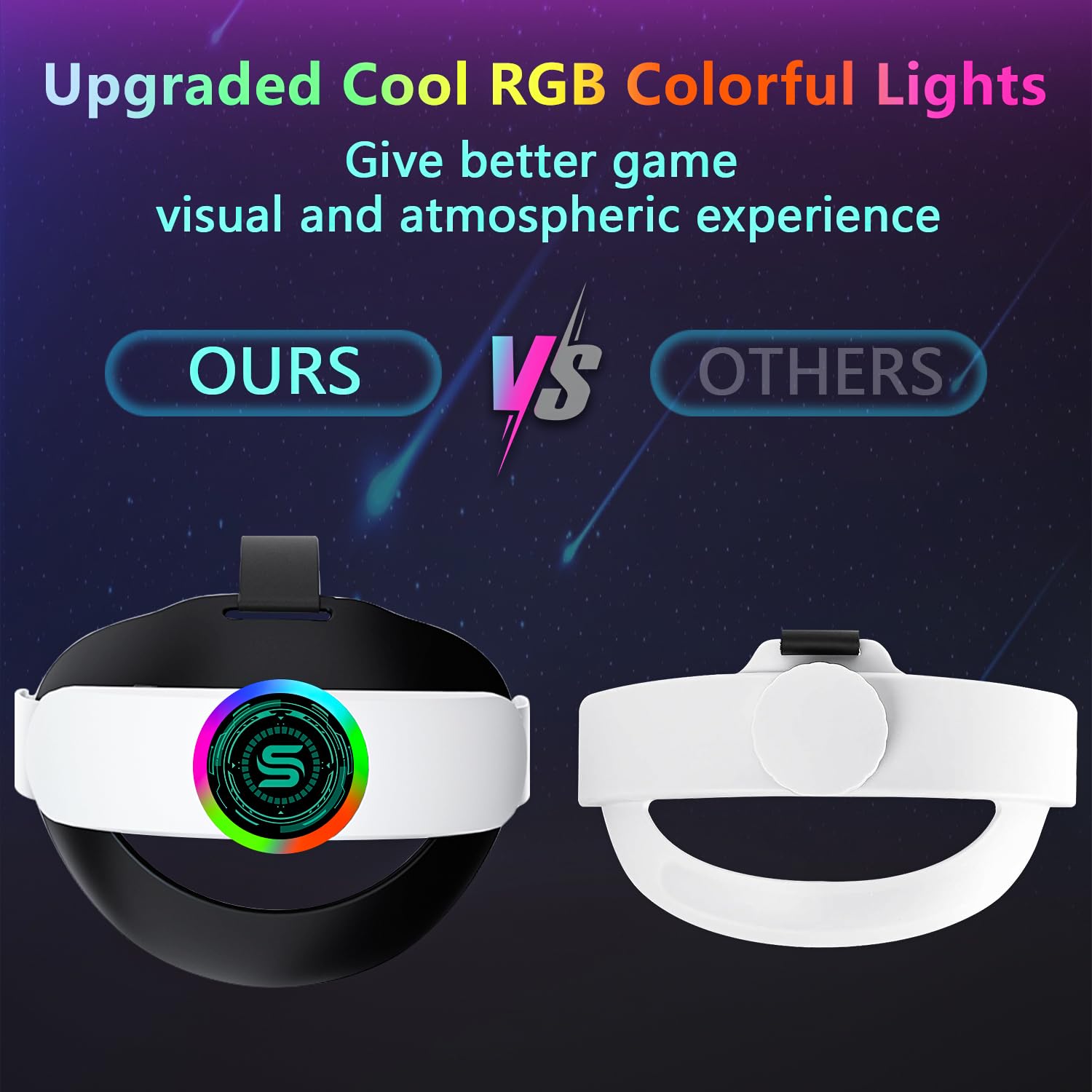 10000mAh Oculus Quest 2 Head Strap ✨ RGB Lights & Fast Charging 💥 Elite Strap Replacement + 8H Playtime 🌟 Zero-Pressure Comfort Fit 🔥 #VRHacks #OculusQuest2 10000mAh Oculus Quest 2 Head Strap ✨ RGB Lights & Fast Charging 💥 Elite Strap Replacement + 8H Playtime 🌟 Zero-Pressure Comfort Fit 🔥 #VRHacks #OculusQuest2